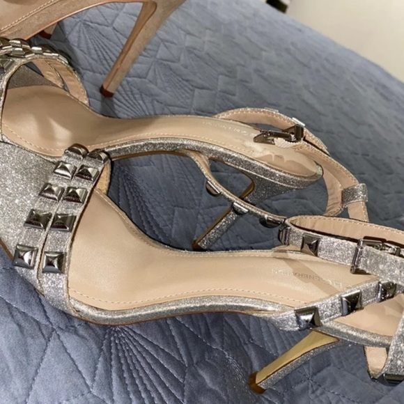 COPY - BCBgeneneration size 7 heels brides sparkly prom sequin women's shoes se… - Picture 2 of 2